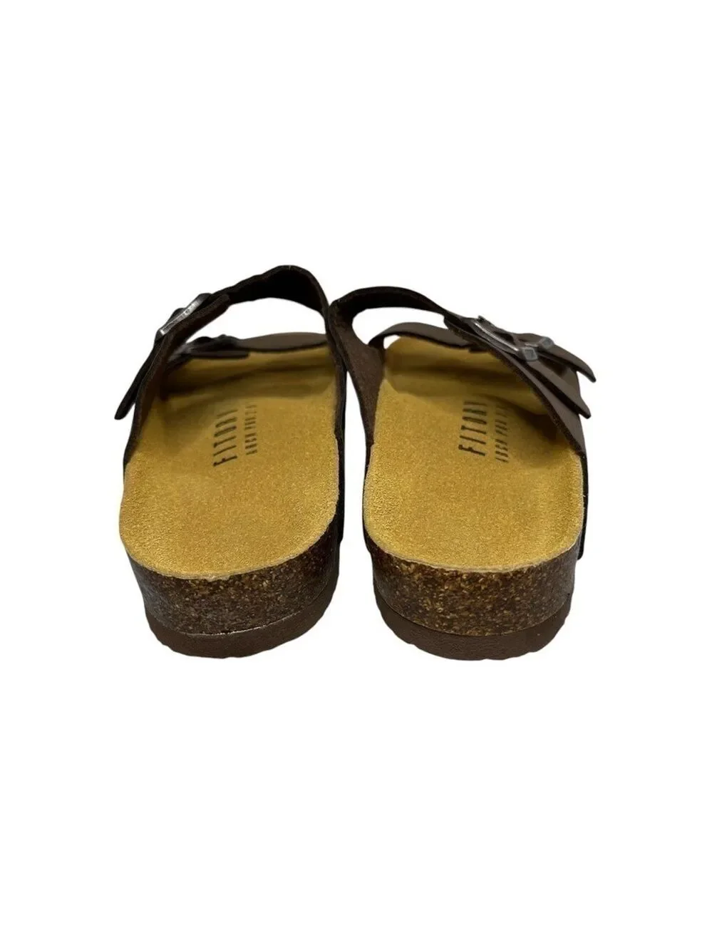 Fitory Arch Pro 2.0 Men’s Brown Sandals Size 11 Adjustable Buckle Comfort Slides